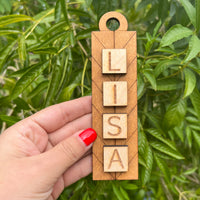 Letter Tile Name Ornament