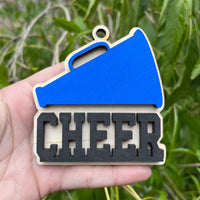 Cheer 2 Layer Sport Ornament