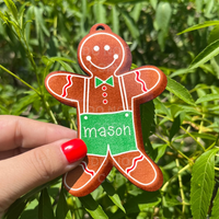 Gingerbread MDF Christmas Ornament