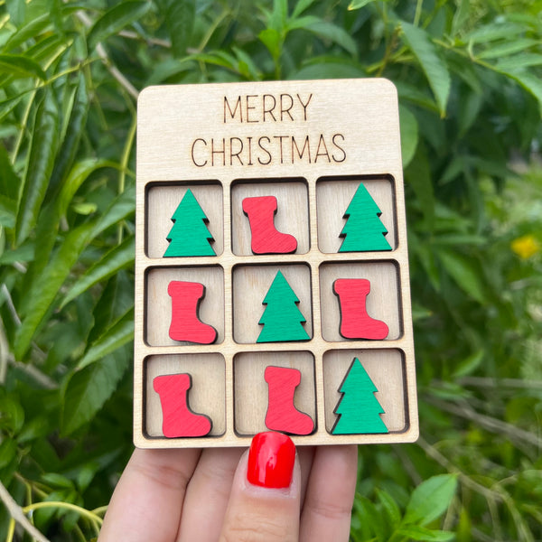 Merry Christmas Tic Tac Toe