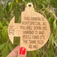 This Ribbon Is Very Special 2024 UPDATED Version Christmas Ornament