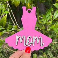 Dance Mom Tutu Car Charm