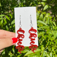 Mascot Dangle Earrings