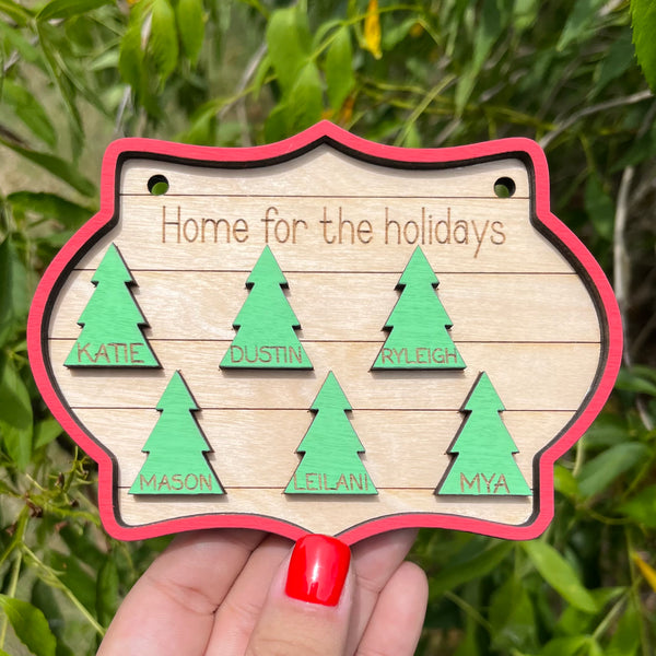 Home For The Holidays Christmas Tree Ornament