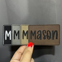 Custom Leather Patch WITHOUT Adhesive