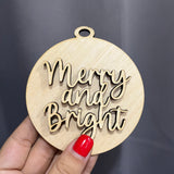 Merry And Bright Ornament