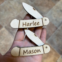 Personalized Wood Knife