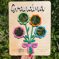 WOOD Mom Grandma Your Love Gives Us The Roots To Grow Sign