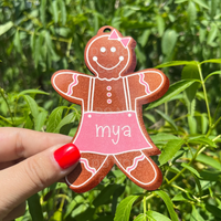 Gingerbread MDF Christmas Ornament