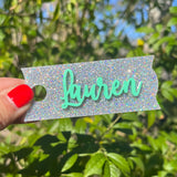 Glitter Tumbler Toppers