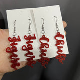 Mascot Dangle Earrings