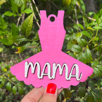 Dance Mom Tutu Car Charm