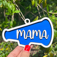 Cheer Mom Megaphone Car Charm