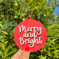 Merry And Bright Ornament