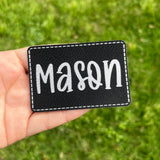 Custom Leather Patch WITHOUT Adhesive