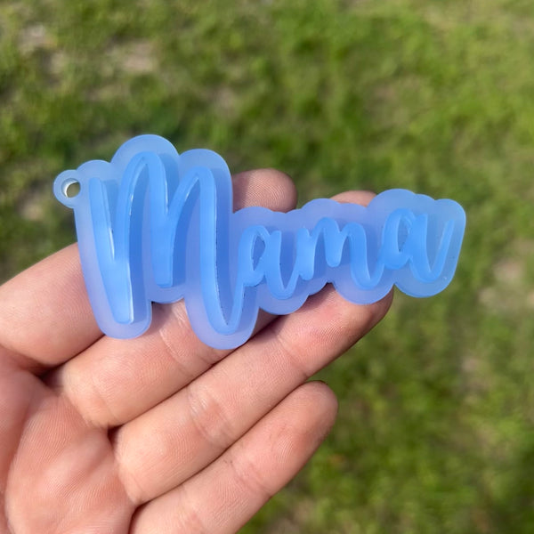 Mama Matte Acrylic Keychain