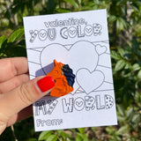 Crayon Valentine’s Day Cards