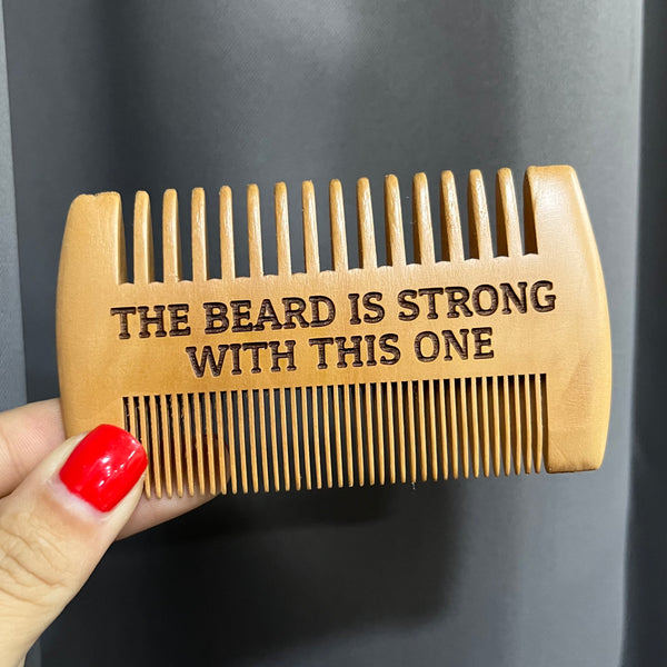 The Beard Is Strong With This One Beard Comb