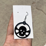 Halloween Round Dangle Earrings