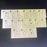 Stained Name Puzzles