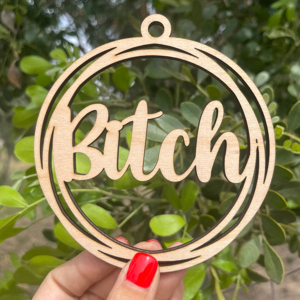 Bitch Car Charm