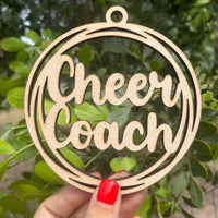 Cheer Coach Car Charm