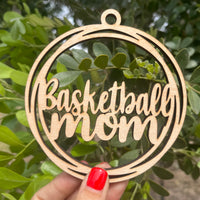 Basketball Mom Car Charm