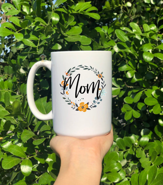 Mom Floral Mug