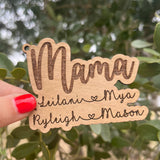 Mama with Heart Keychain