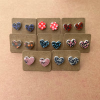 Big Heart Earring Studs