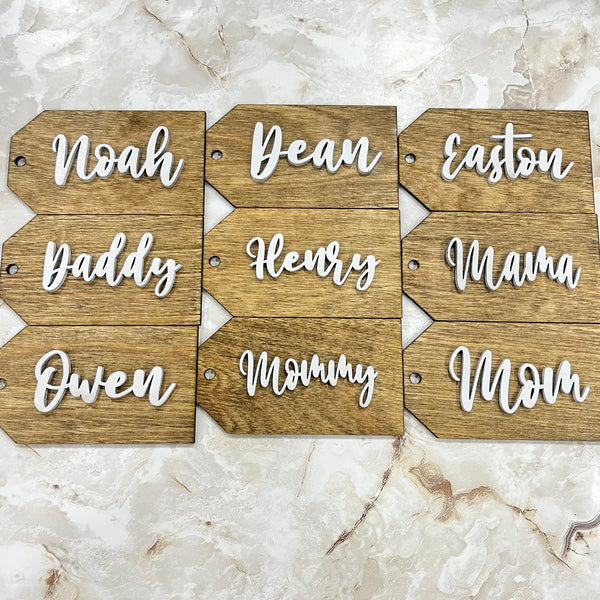 Personalized Christmas Tags