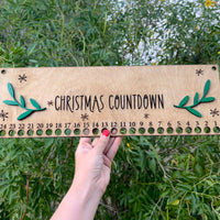 Christmas Countdown Sign