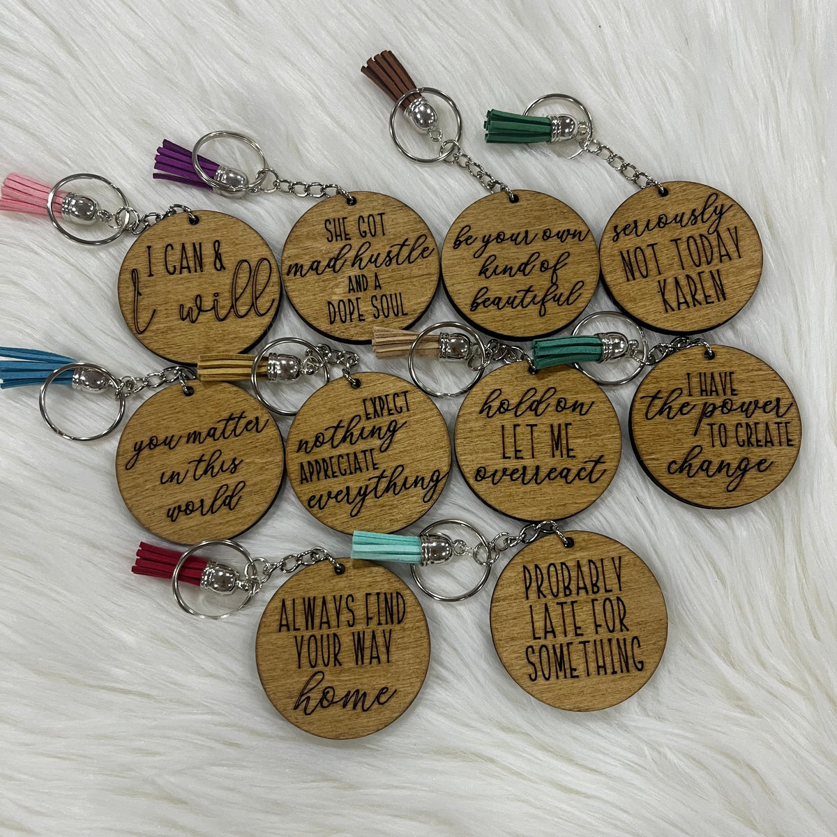 Sayings Keychains – A Girl Named Lee