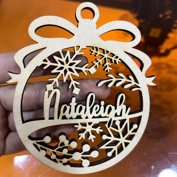 Personalized Snowflake Ornament