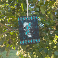 Turquoises Skull Car Freshener Unscented